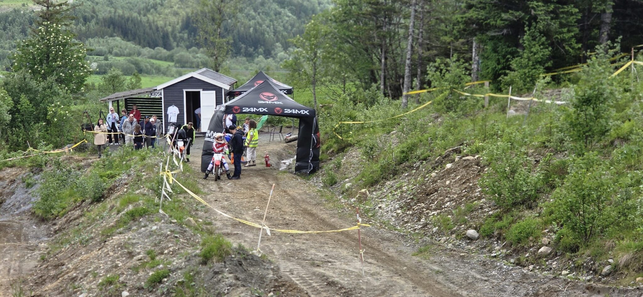 Ny endurobane åpnet i Leirfjord